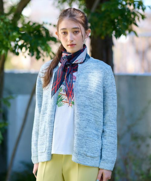 CARA O CRUZ / キャラ・オ・クルス カーディガン・ボレロ | 洗える メランジ調カーディガン【CoC by CARA O CRUZ】 | 詳細2