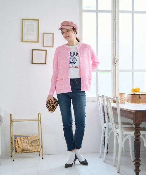 CARA O CRUZ / キャラ・オ・クルス カーディガン・ボレロ | 洗える メランジ調カーディガン【CoC by CARA O CRUZ】 | 詳細21