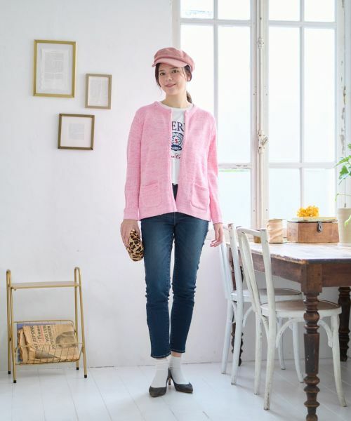 CARA O CRUZ / キャラ・オ・クルス カーディガン・ボレロ | 洗える メランジ調カーディガン【CoC by CARA O CRUZ】 | 詳細22