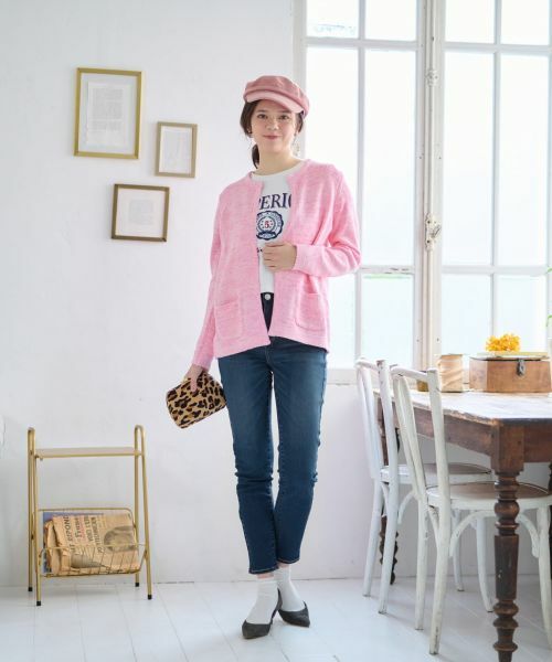 CARA O CRUZ / キャラ・オ・クルス カーディガン・ボレロ | 洗える メランジ調カーディガン【CoC by CARA O CRUZ】 | 詳細23