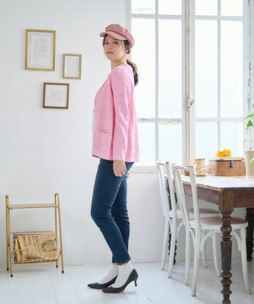 CARA O CRUZ / キャラ・オ・クルス カーディガン・ボレロ | 洗える メランジ調カーディガン【CoC by CARA O CRUZ】 | 詳細24