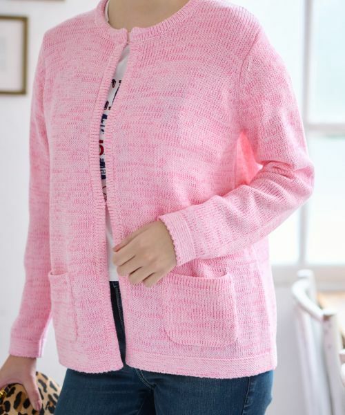 CARA O CRUZ / キャラ・オ・クルス カーディガン・ボレロ | 洗える メランジ調カーディガン【CoC by CARA O CRUZ】 | 詳細27