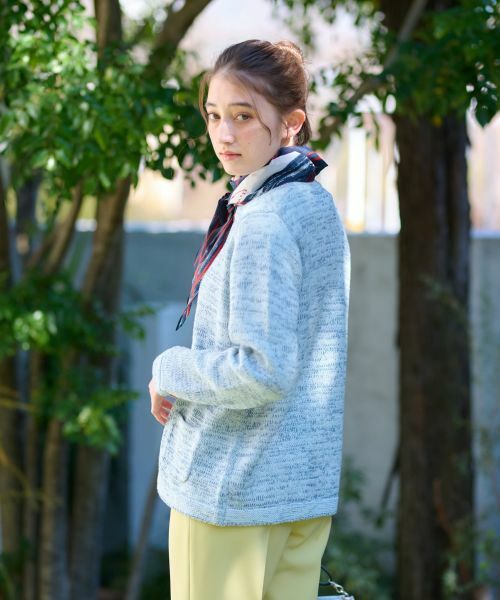 CARA O CRUZ / キャラ・オ・クルス カーディガン・ボレロ | 洗える メランジ調カーディガン【CoC by CARA O CRUZ】 | 詳細6