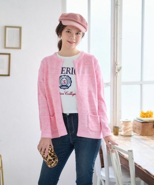 CARA O CRUZ / キャラ・オ・クルス カーディガン・ボレロ | 洗える メランジ調カーディガン【CoC by CARA O CRUZ】 | 詳細8