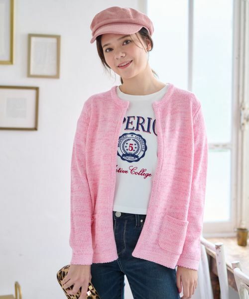 CARA O CRUZ / キャラ・オ・クルス カーディガン・ボレロ | 洗える メランジ調カーディガン【CoC by CARA O CRUZ】 | 詳細9