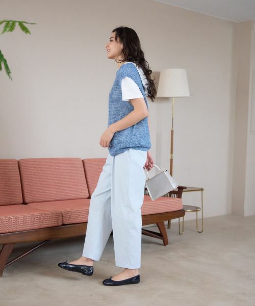 CARA O CRUZ / キャラ・オ・クルス テーラードジャケット | 麻混ニットベスト【CoC by CARA O CRUZ】 | 詳細18