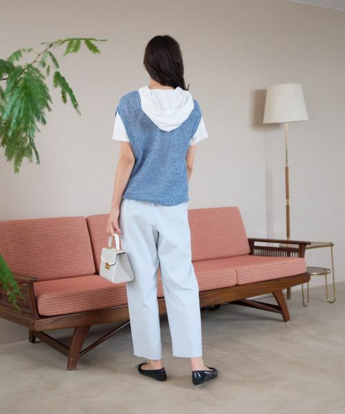 CARA O CRUZ / キャラ・オ・クルス テーラードジャケット | 麻混ニットベスト【CoC by CARA O CRUZ】 | 詳細21