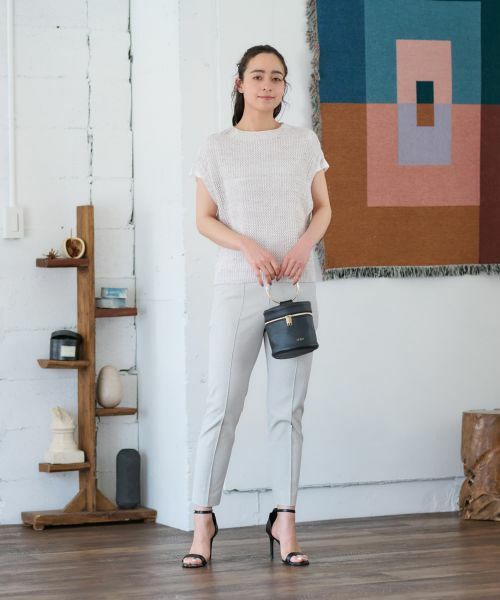 CARA O CRUZ / キャラ・オ・クルス テーラードジャケット | 麻混ニットベスト【CoC by CARA O CRUZ】 | 詳細22