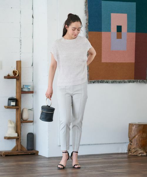 CARA O CRUZ / キャラ・オ・クルス テーラードジャケット | 麻混ニットベスト【CoC by CARA O CRUZ】 | 詳細23