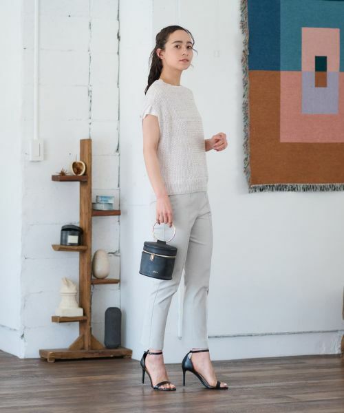 CARA O CRUZ / キャラ・オ・クルス テーラードジャケット | 麻混ニットベスト【CoC by CARA O CRUZ】 | 詳細24