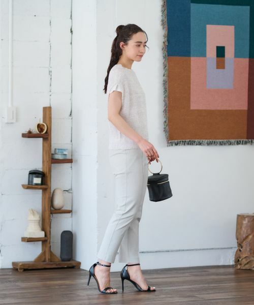 CARA O CRUZ / キャラ・オ・クルス テーラードジャケット | 麻混ニットベスト【CoC by CARA O CRUZ】 | 詳細25