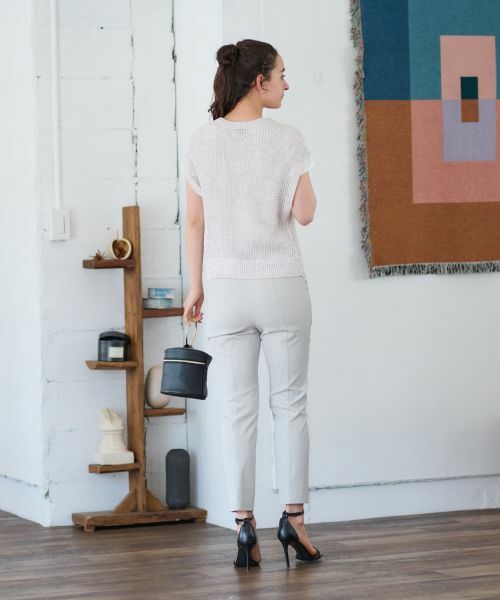 CARA O CRUZ / キャラ・オ・クルス テーラードジャケット | 麻混ニットベスト【CoC by CARA O CRUZ】 | 詳細26