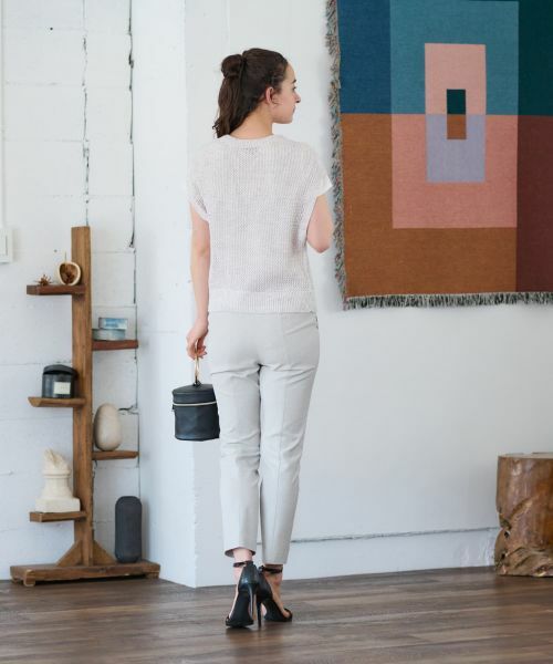 CARA O CRUZ / キャラ・オ・クルス テーラードジャケット | 麻混ニットベスト【CoC by CARA O CRUZ】 | 詳細27