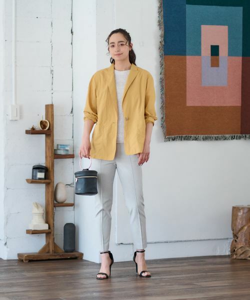 CARA O CRUZ / キャラ・オ・クルス テーラードジャケット | 麻混ニットベスト【CoC by CARA O CRUZ】 | 詳細28