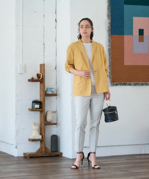 CARA O CRUZ / キャラ・オ・クルス テーラードジャケット | 麻混ニットベスト【CoC by CARA O CRUZ】 | 詳細29