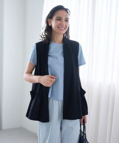 CARA O CRUZ / キャラ・オ・クルス テーラードジャケット | 【人気】フロントドレープジレ