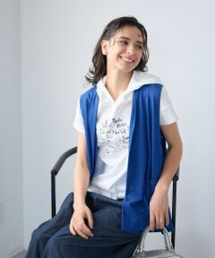 CARA O CRUZ / キャラ・オ・クルス テーラードジャケット | 【人気】フロントドレープジレ