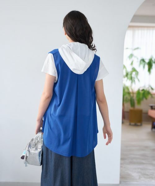 CARA O CRUZ / キャラ・オ・クルス テーラードジャケット | 【人気】フロントドレープジレ | 詳細10