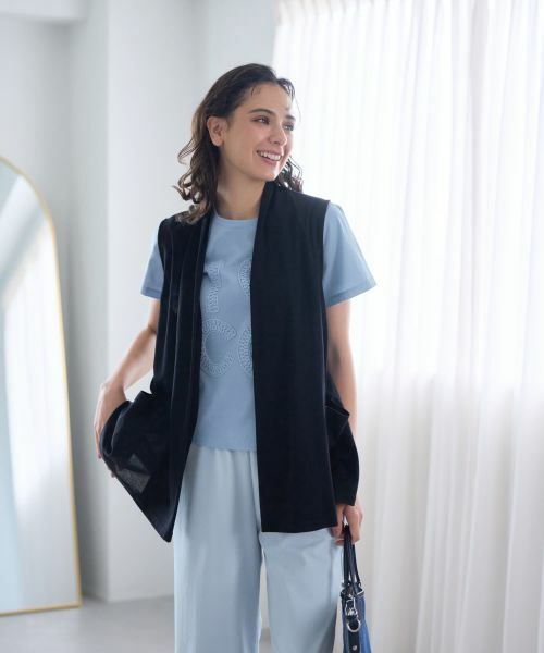 CARA O CRUZ / キャラ・オ・クルス テーラードジャケット | 【人気】フロントドレープジレ | 詳細11