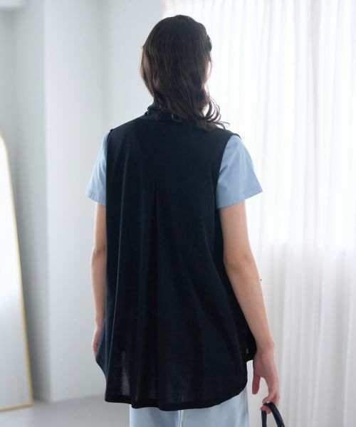 CARA O CRUZ / キャラ・オ・クルス テーラードジャケット | 【人気】フロントドレープジレ | 詳細16