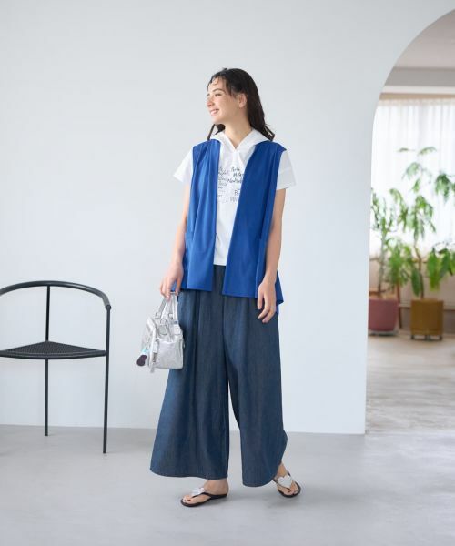 CARA O CRUZ / キャラ・オ・クルス テーラードジャケット | 【人気】フロントドレープジレ | 詳細17