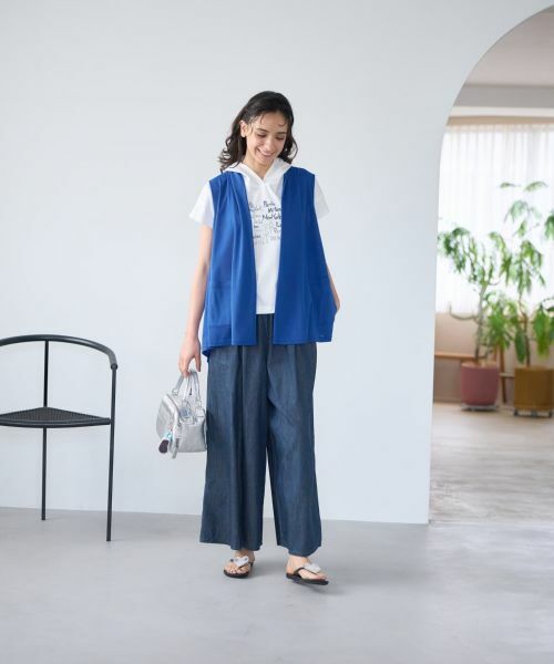 CARA O CRUZ / キャラ・オ・クルス テーラードジャケット | 【人気】フロントドレープジレ | 詳細18