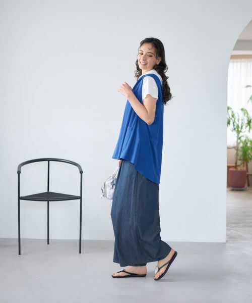 CARA O CRUZ / キャラ・オ・クルス テーラードジャケット | 【人気】フロントドレープジレ | 詳細20