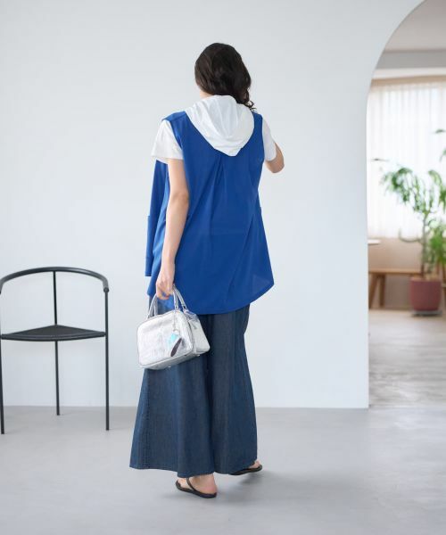 CARA O CRUZ / キャラ・オ・クルス テーラードジャケット | 【人気】フロントドレープジレ | 詳細21