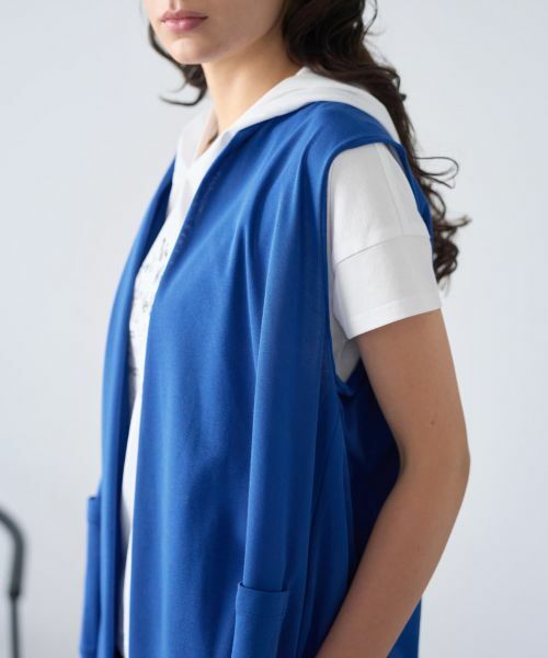 CARA O CRUZ / キャラ・オ・クルス テーラードジャケット | 【人気】フロントドレープジレ | 詳細28