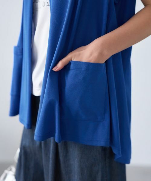 CARA O CRUZ / キャラ・オ・クルス テーラードジャケット | 【人気】フロントドレープジレ | 詳細29