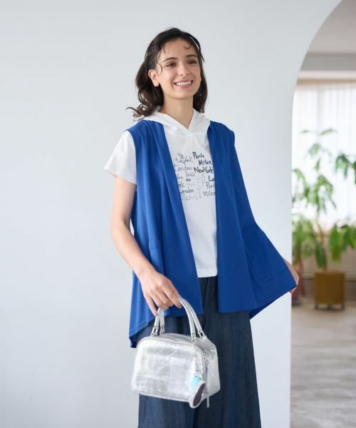 CARA O CRUZ / キャラ・オ・クルス テーラードジャケット | 【人気】フロントドレープジレ | 詳細6