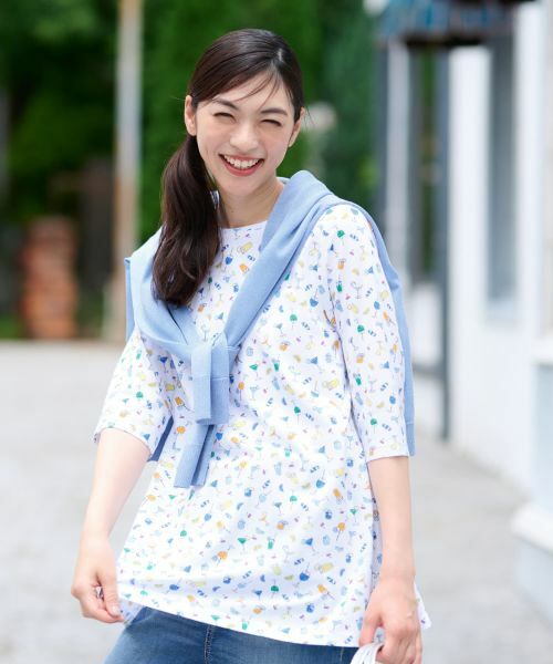 CARA O CRUZ / キャラ・オ・クルス カットソー | プリントカットソー | 詳細3