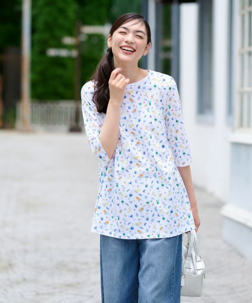 CARA O CRUZ / キャラ・オ・クルス カットソー | プリントカットソー | 詳細4