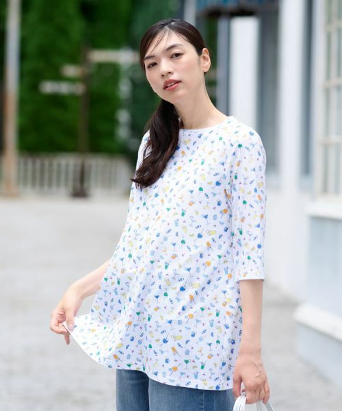 CARA O CRUZ / キャラ・オ・クルス カットソー | プリントカットソー | 詳細5