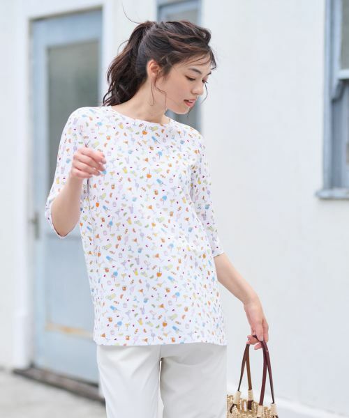 CARA O CRUZ / キャラ・オ・クルス カットソー | プリントカットソー | 詳細7