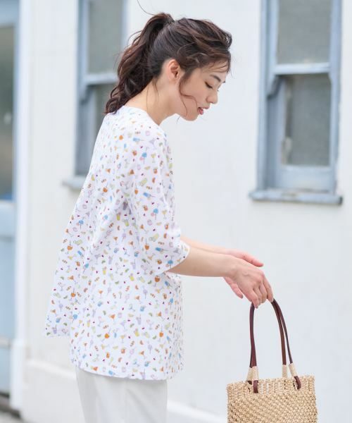 CARA O CRUZ / キャラ・オ・クルス カットソー | プリントカットソー | 詳細9