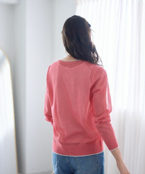 CARA O CRUZ / キャラ・オ・クルス カーディガン・ボレロ | 洗えるクルーネックカーディガン | 詳細10