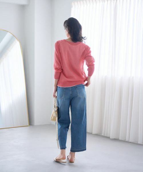 CARA O CRUZ / キャラ・オ・クルス カーディガン・ボレロ | 洗えるクルーネックカーディガン | 詳細11