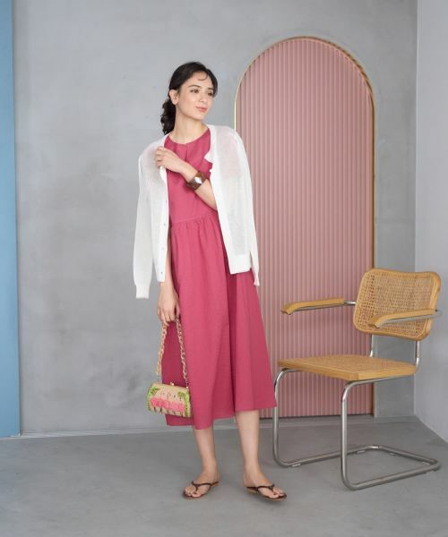 CARA O CRUZ / キャラ・オ・クルス カーディガン・ボレロ | 洗えるクルーネックカーディガン | 詳細15