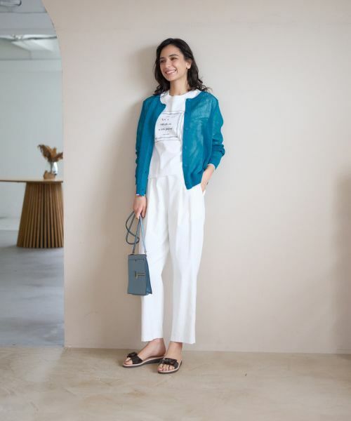 CARA O CRUZ / キャラ・オ・クルス カーディガン・ボレロ | 洗えるクルーネックカーディガン | 詳細17