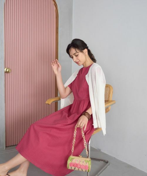 CARA O CRUZ / キャラ・オ・クルス カーディガン・ボレロ | 洗えるクルーネックカーディガン | 詳細2