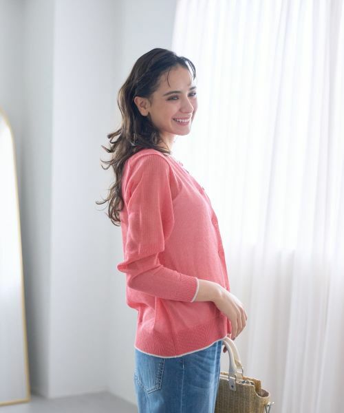 CARA O CRUZ / キャラ・オ・クルス カーディガン・ボレロ | 洗えるクルーネックカーディガン | 詳細9