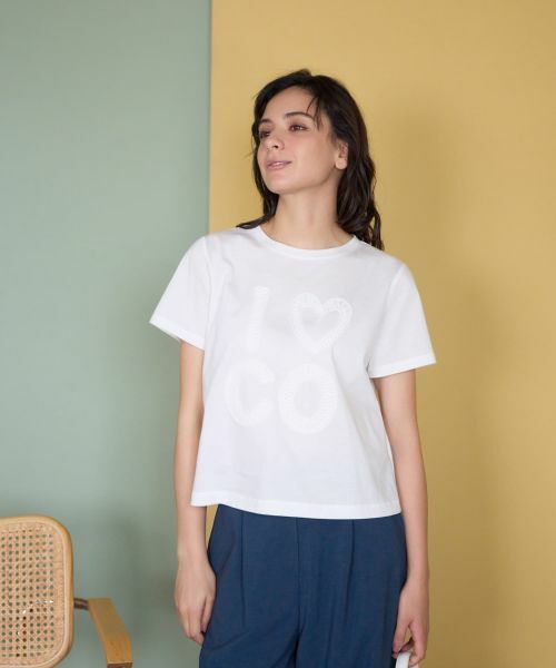 CARA O CRUZ / キャラ・オ・クルス Tシャツ | 【人気】ロゴ刺繍Tシャツ | 詳細6