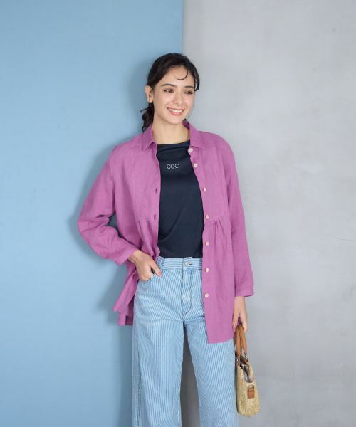 CARA O CRUZ / キャラ・オ・クルス シャツ・ブラウス | クロップドスリーブシャツ | 詳細10