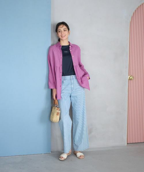 CARA O CRUZ / キャラ・オ・クルス シャツ・ブラウス | クロップドスリーブシャツ | 詳細24