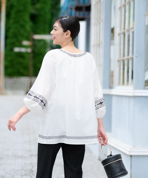 CARA O CRUZ / キャラ・オ・クルス シャツ・ブラウス | バルーンスリーブブラウス | 詳細6