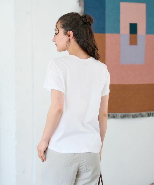 CARA O CRUZ / キャラ・オ・クルス Tシャツ | ボーダーマリンブリントTシャツ | 詳細12