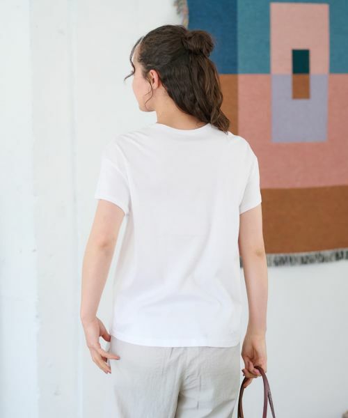 CARA O CRUZ / キャラ・オ・クルス Tシャツ | ボーダーマリンブリントTシャツ | 詳細13