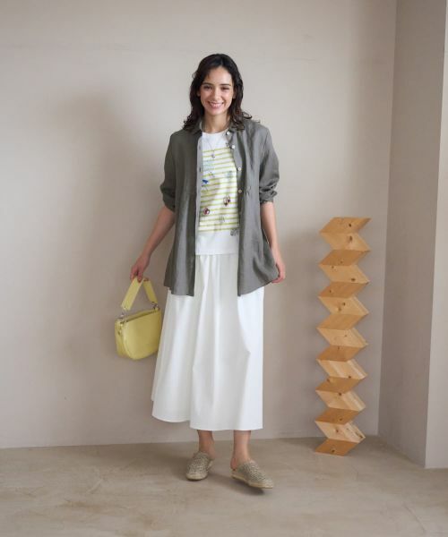 CARA O CRUZ / キャラ・オ・クルス Tシャツ | ボーダーマリンブリントTシャツ | 詳細18