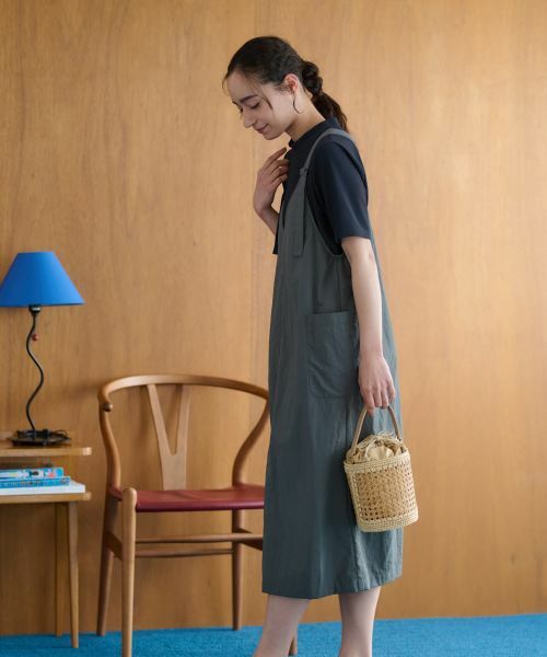 CARA O CRUZ / キャラ・オ・クルス ロング・マキシ丈ワンピース | ジャンパースカート【CoC by CARA O CRUZ】 | 詳細10